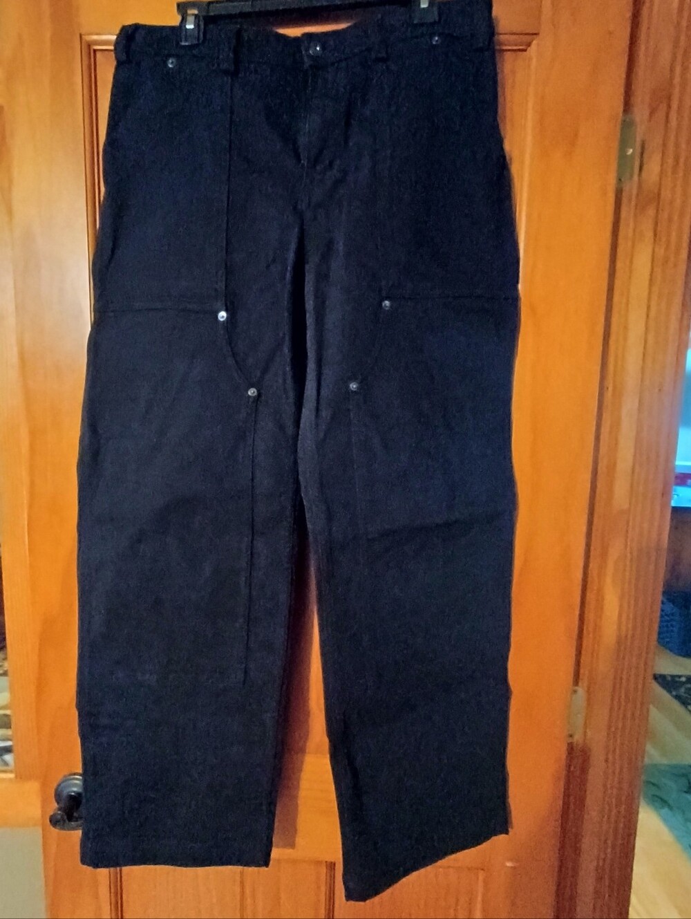 Duluth Trading Co Black Cargo Work Pants